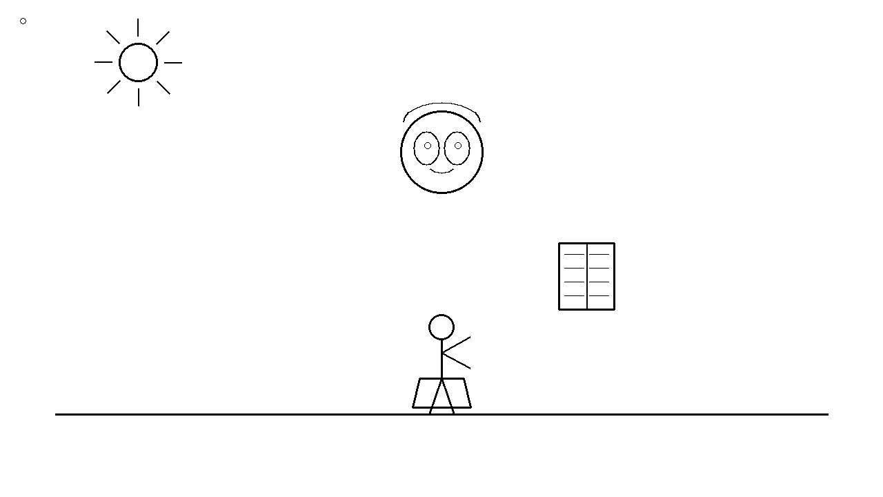 Big Eye Student Coloring Page