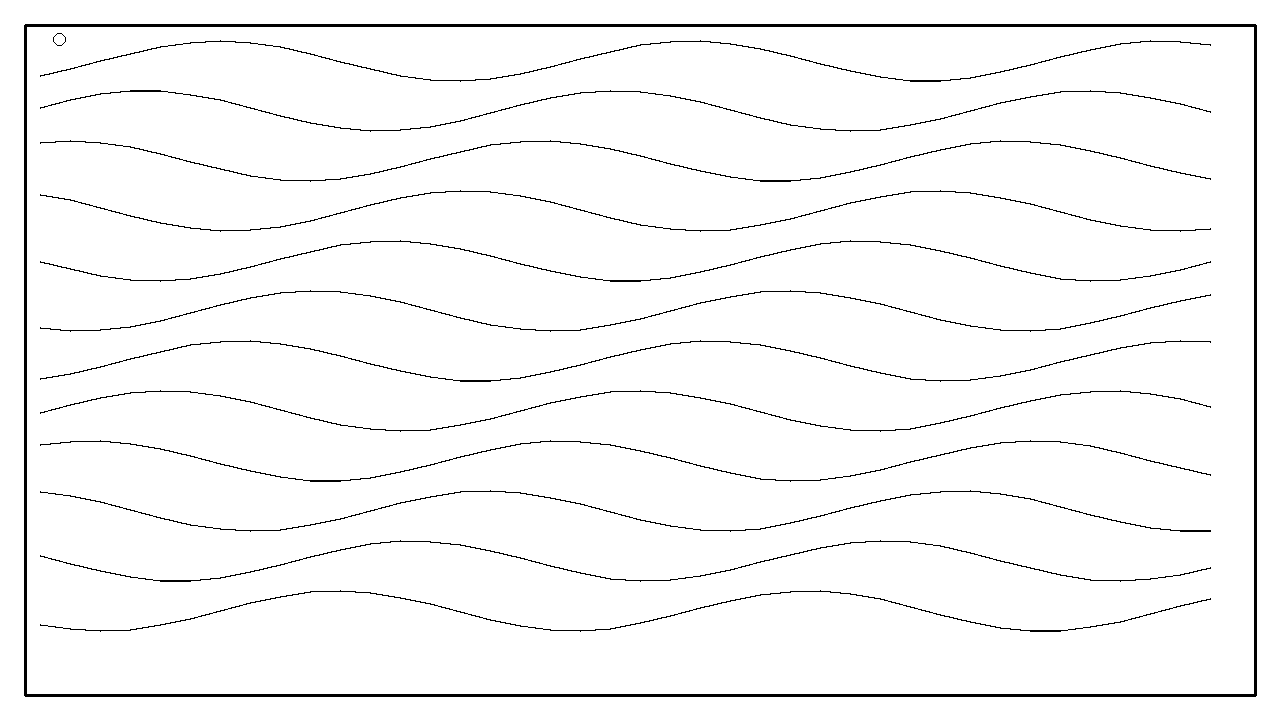 Sunrise Radial Lines Coloring Page