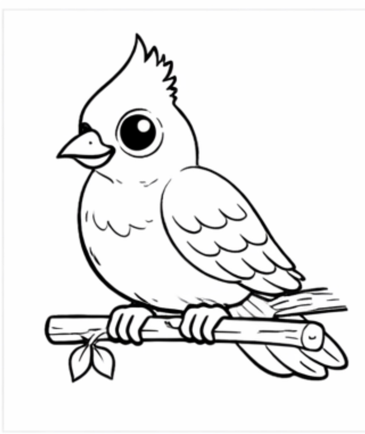 Cardinal on a Branch