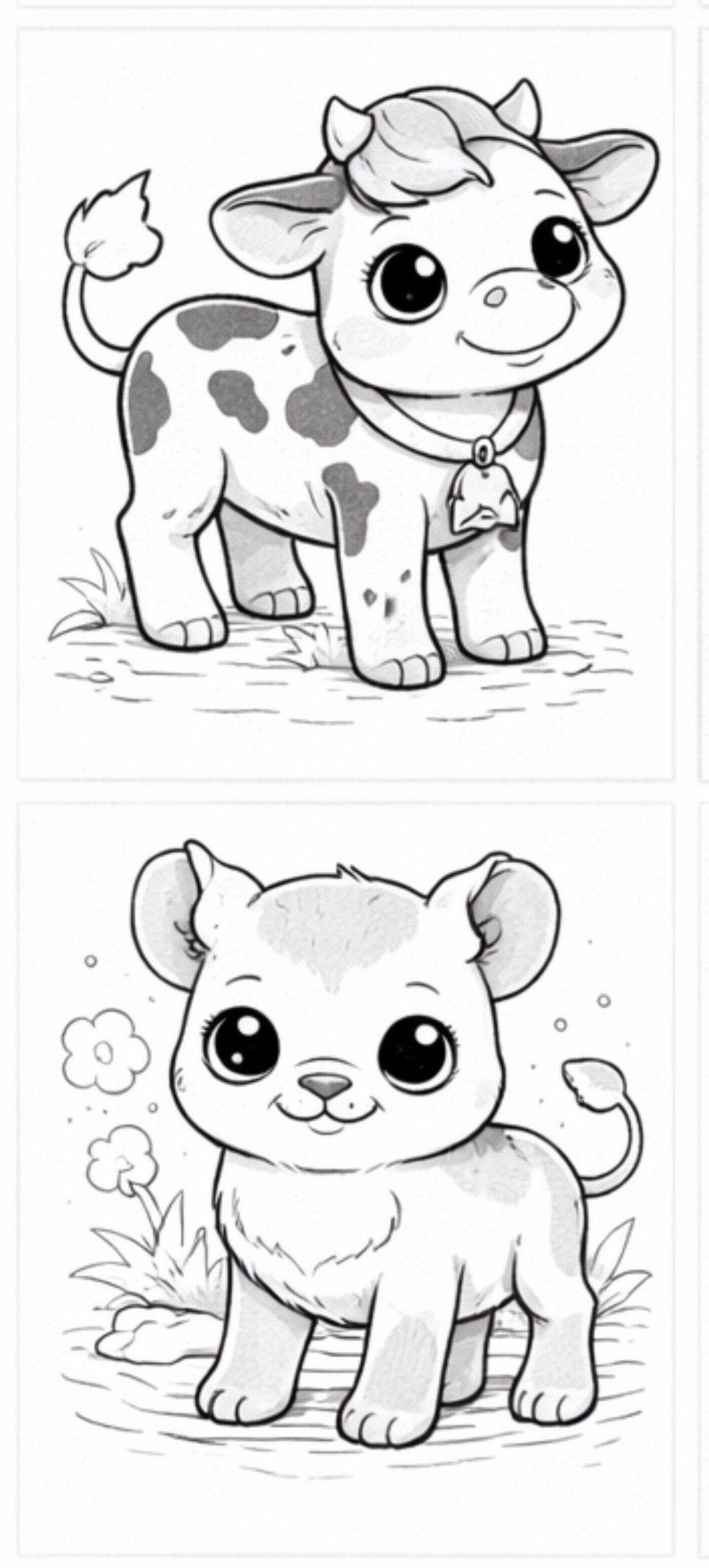 Cow and Calf Pair