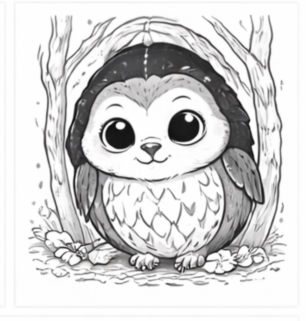 Owl in a Tree Hollow