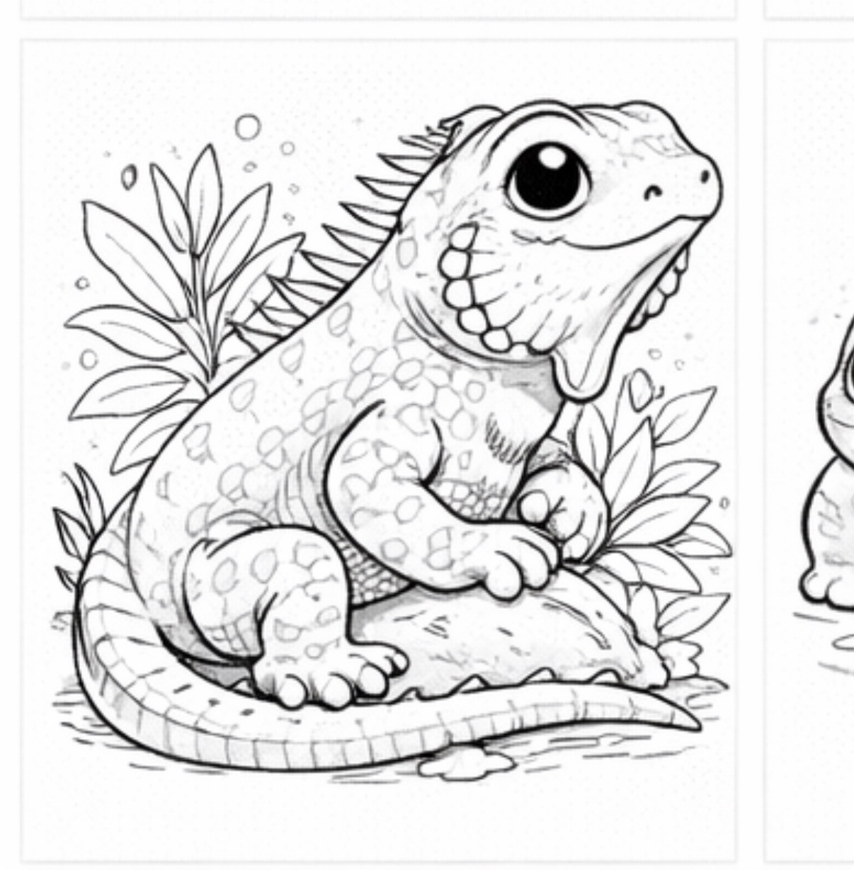Lizard Among Leaves