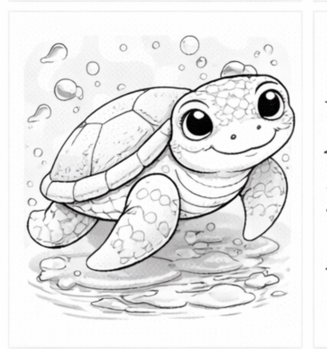 Sea Turtle Swimming