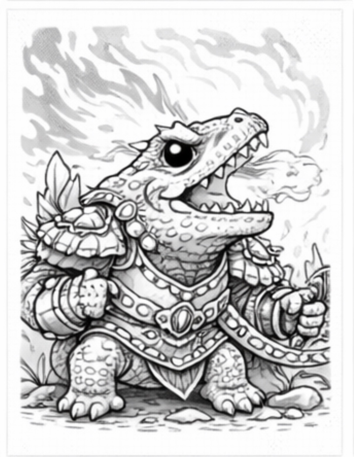 Dragon Knight with a Sword