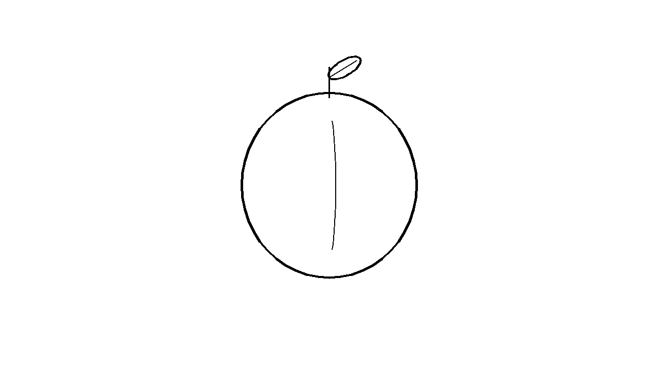 Apricot Fruit Soft Coloring Page