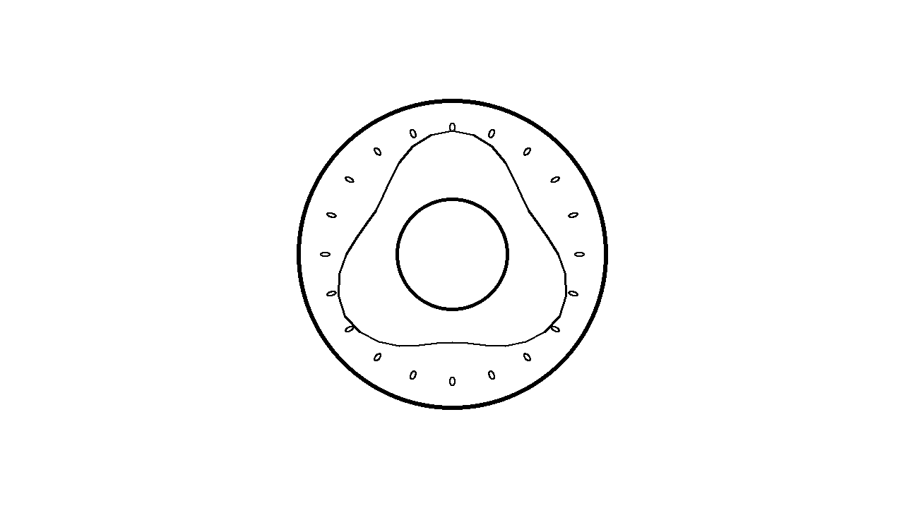 Bagel With Seeds Coloring Page