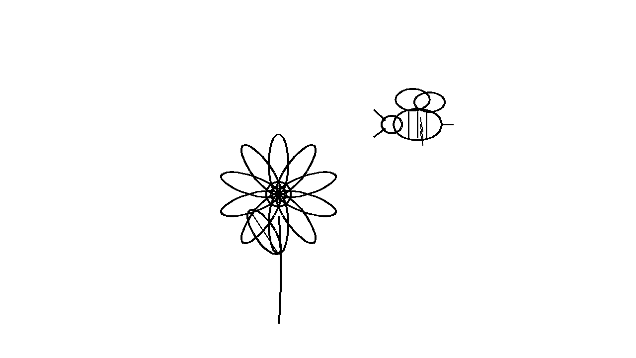 Bee Visiting Bloom