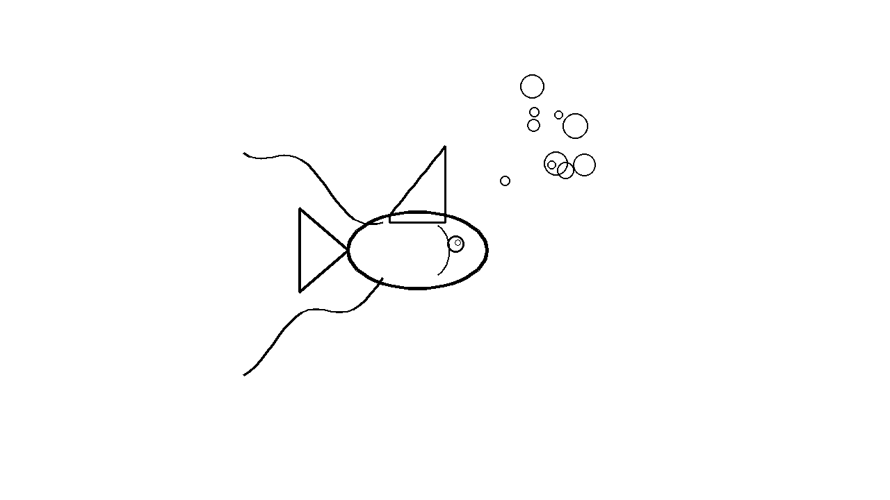 Betta Fish Fancy Fins Coloring Page