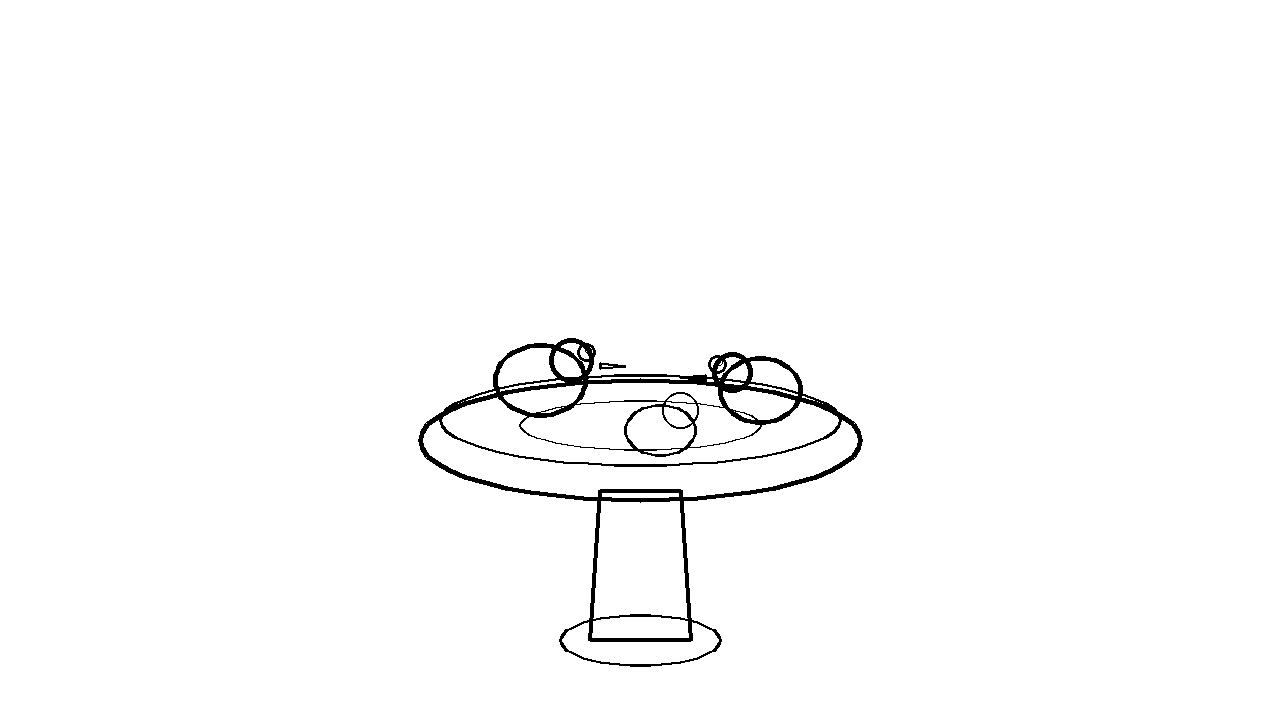 Bird Bath Friends Coloring Page