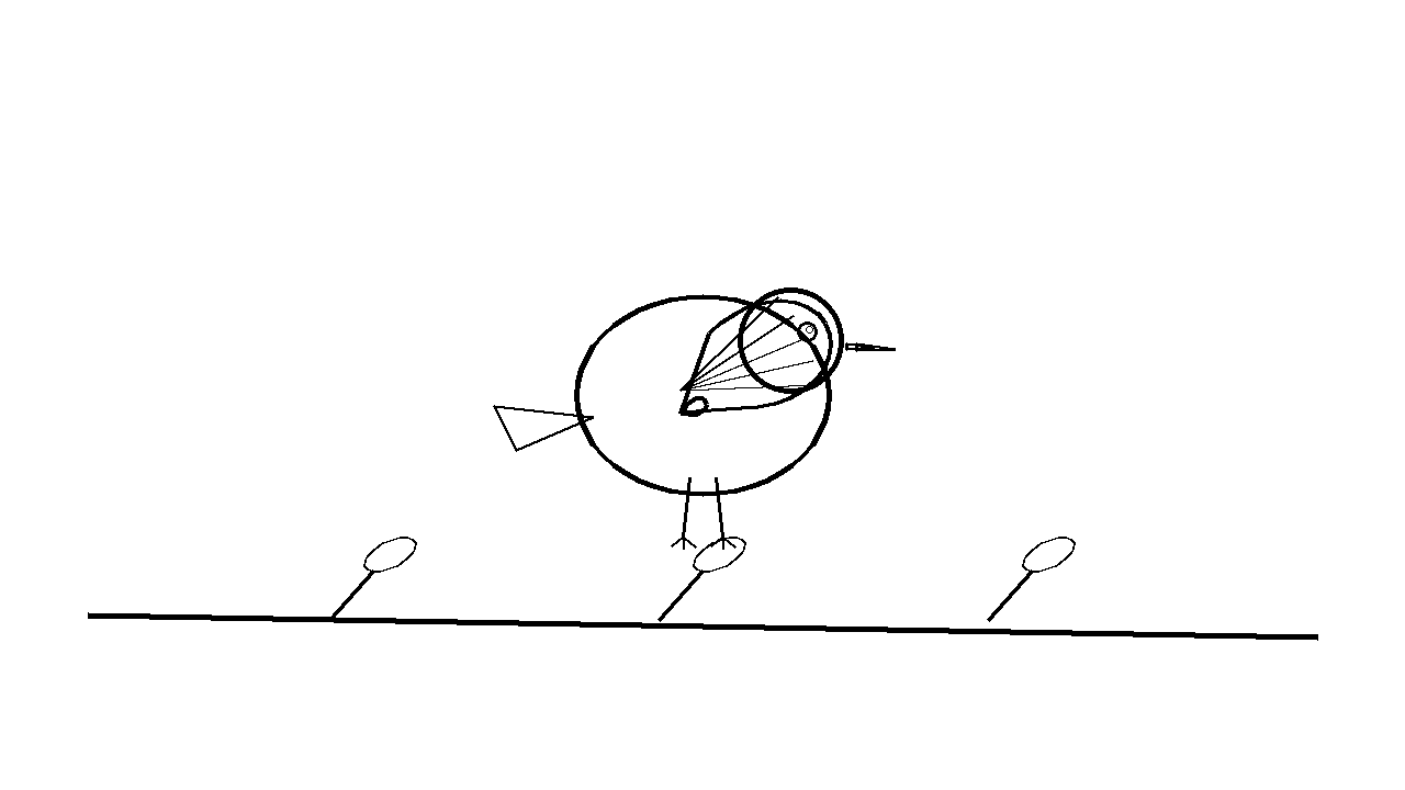 Black Crow Bird Coloring Page