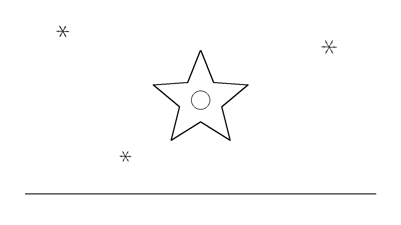 Bright Star Topper Coloring Page
