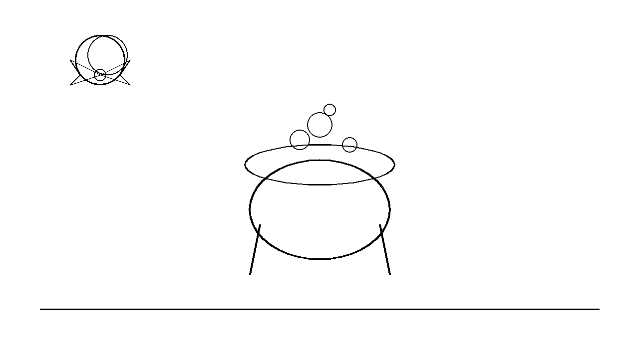 Bubbling Cauldron Coloring Page