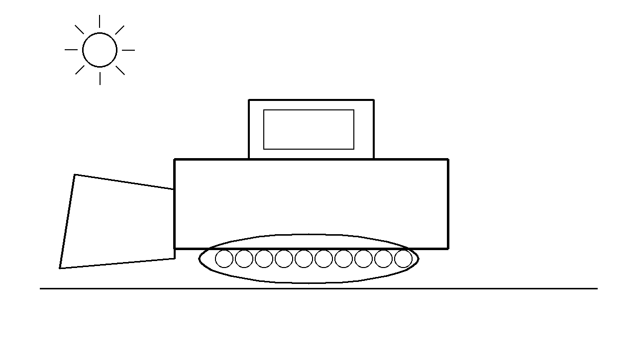 Bulldozer Construction Coloring Page