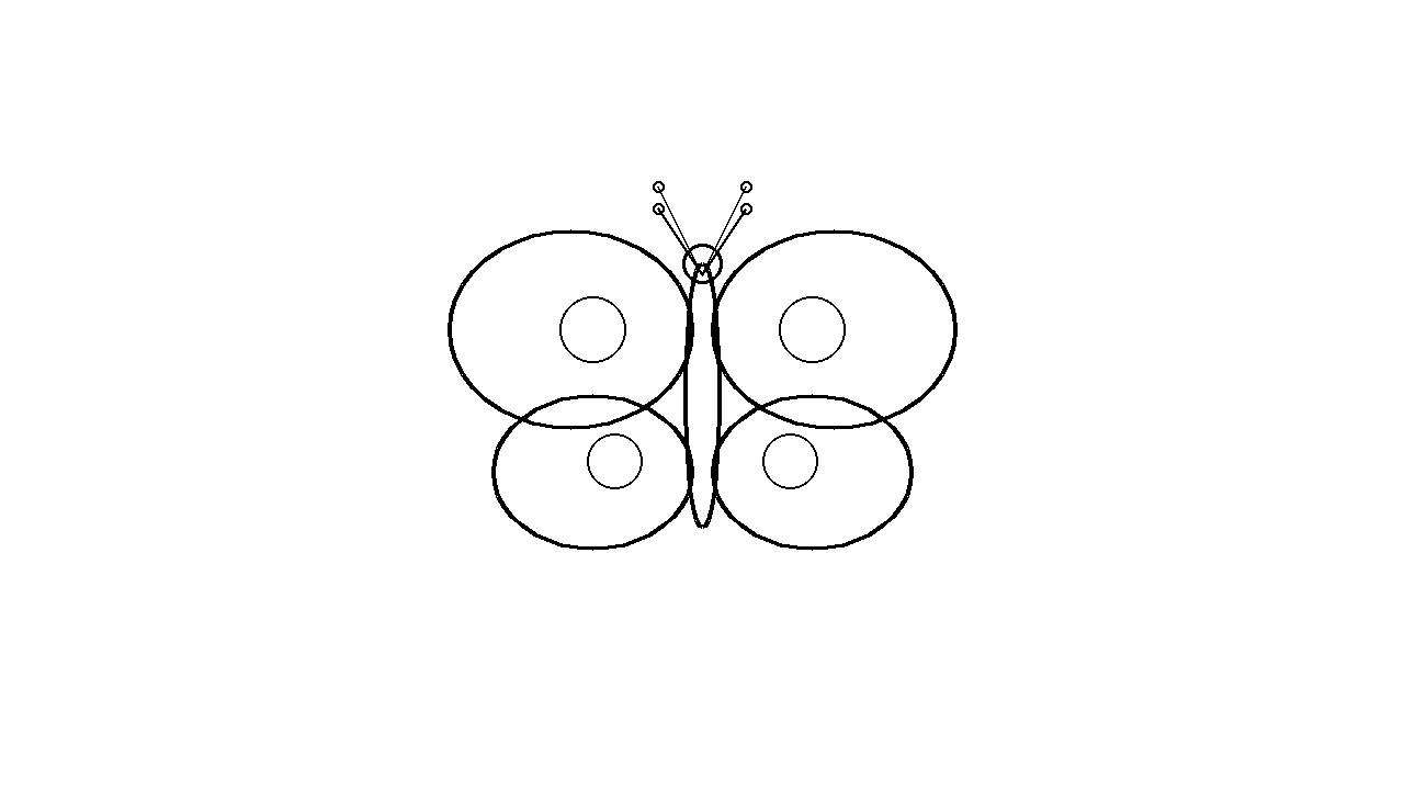 Butterfly Open Wings Coloring Page