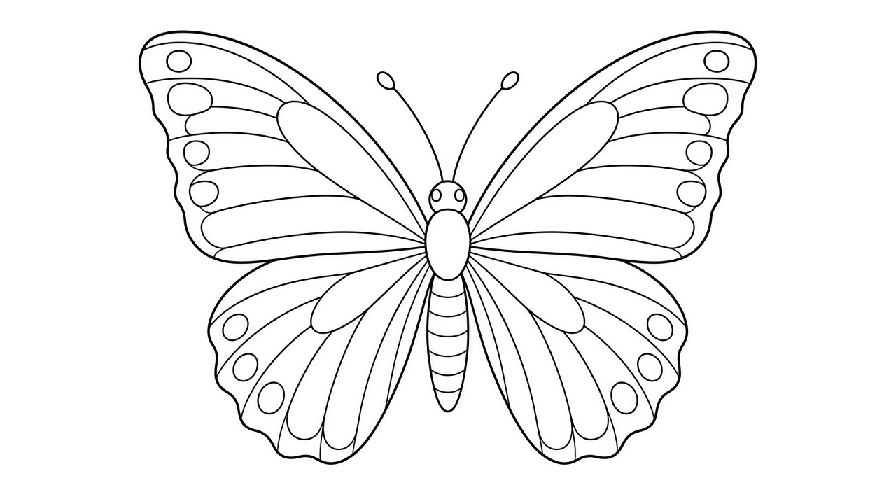 Butterfly Wings Coloring Page