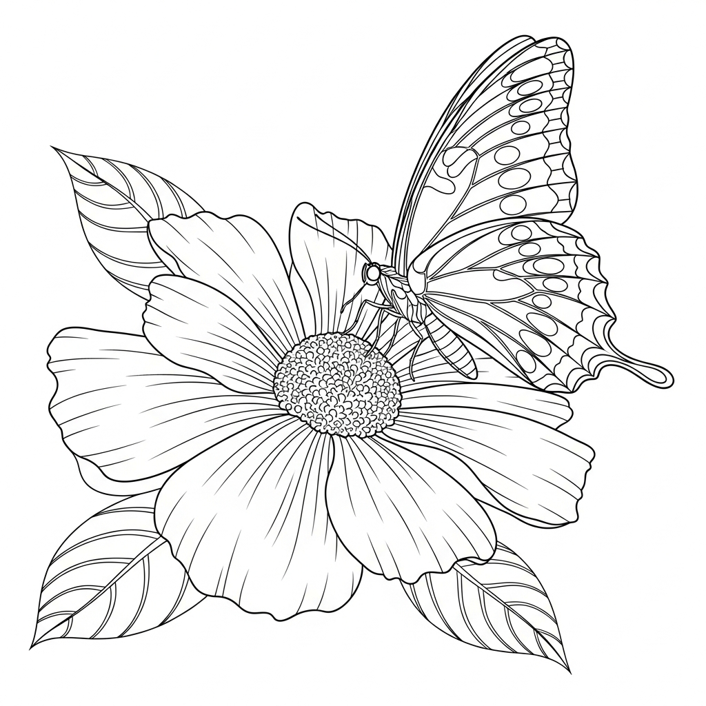 Butterfly on a Flower