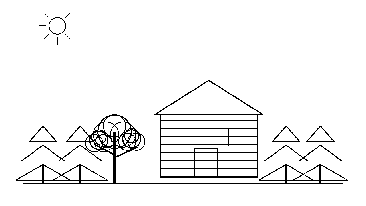 Cabin In The Woods Coloring Page