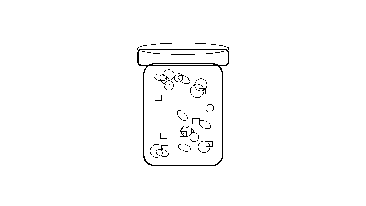 Candy Jar Treats Coloring Page