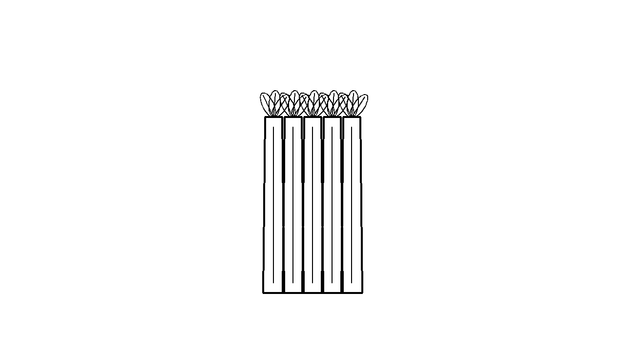 Celery Stalk Bunch Coloring Page