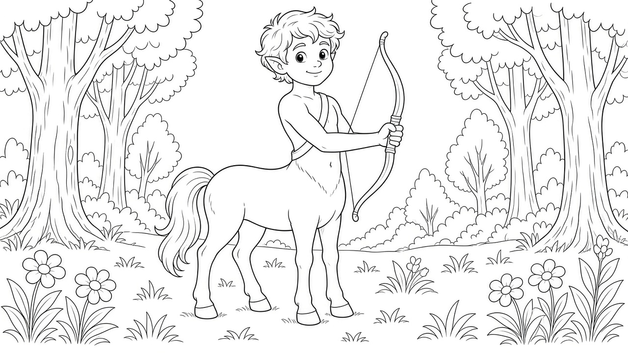Centaur in Forest