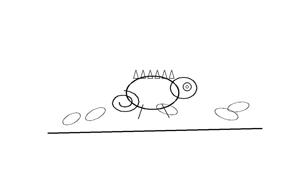 Chameleon On Branch Coloring Page