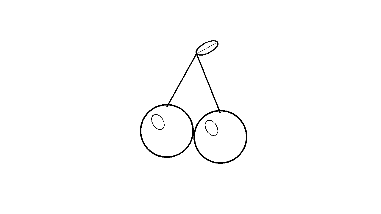 Cherry Pair Sweet Coloring Page