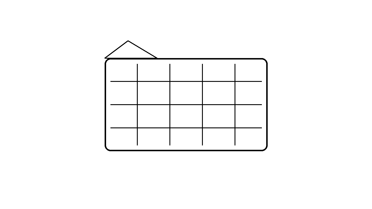 Chocolate Bar Squares Coloring Page