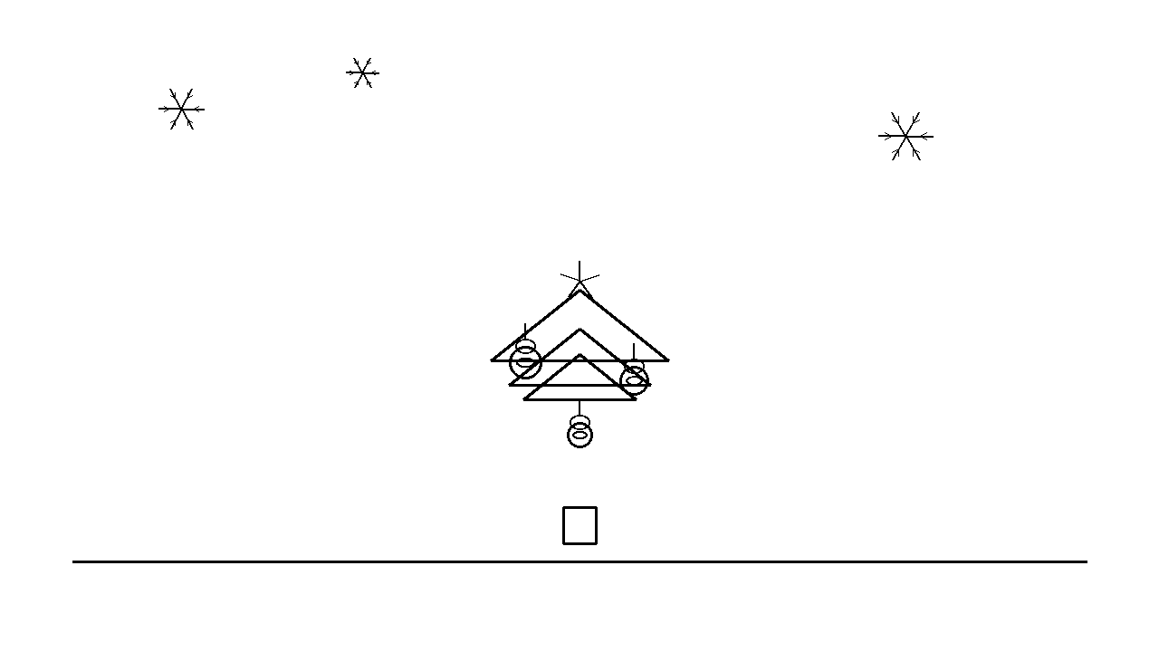 Christmas Tree Star Coloring Page