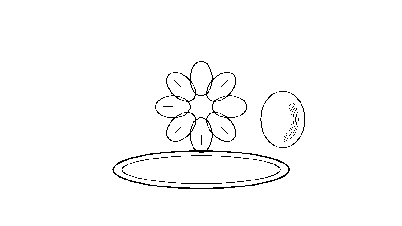 Clementine Segments Coloring Page