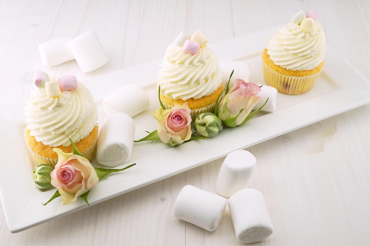 Mini Cupcakes and Marshmallows