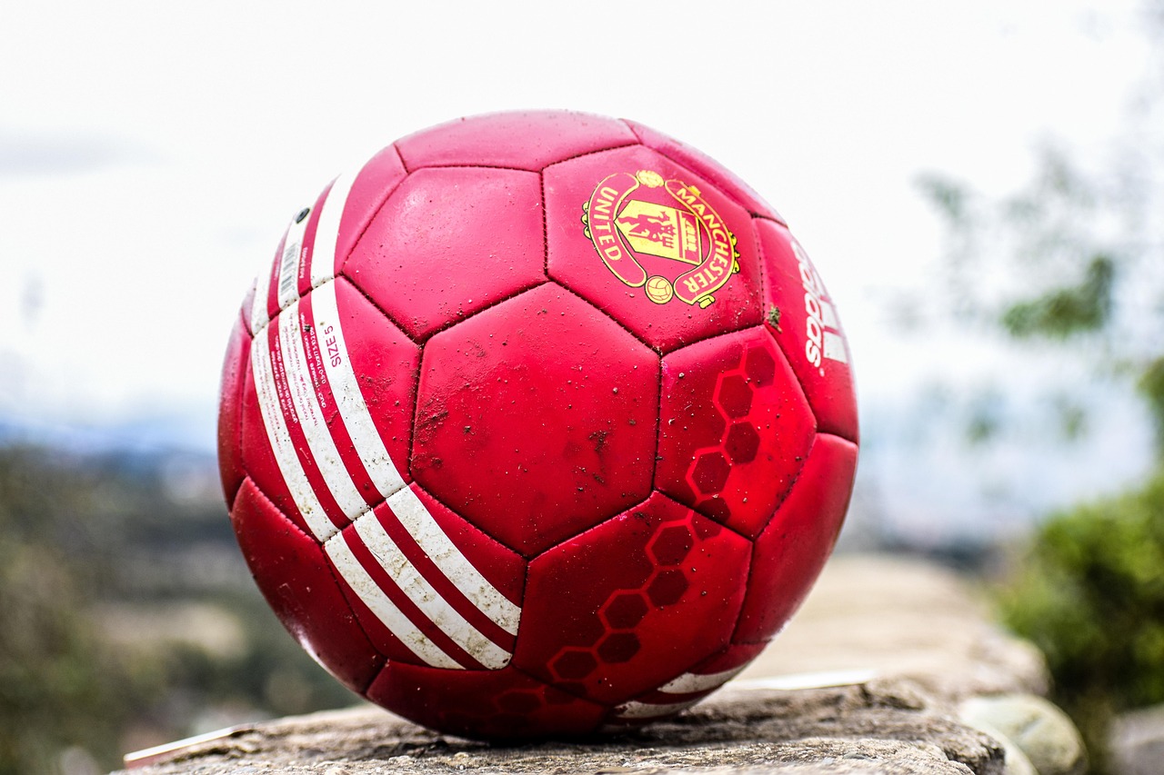 Red Soccer Ball
