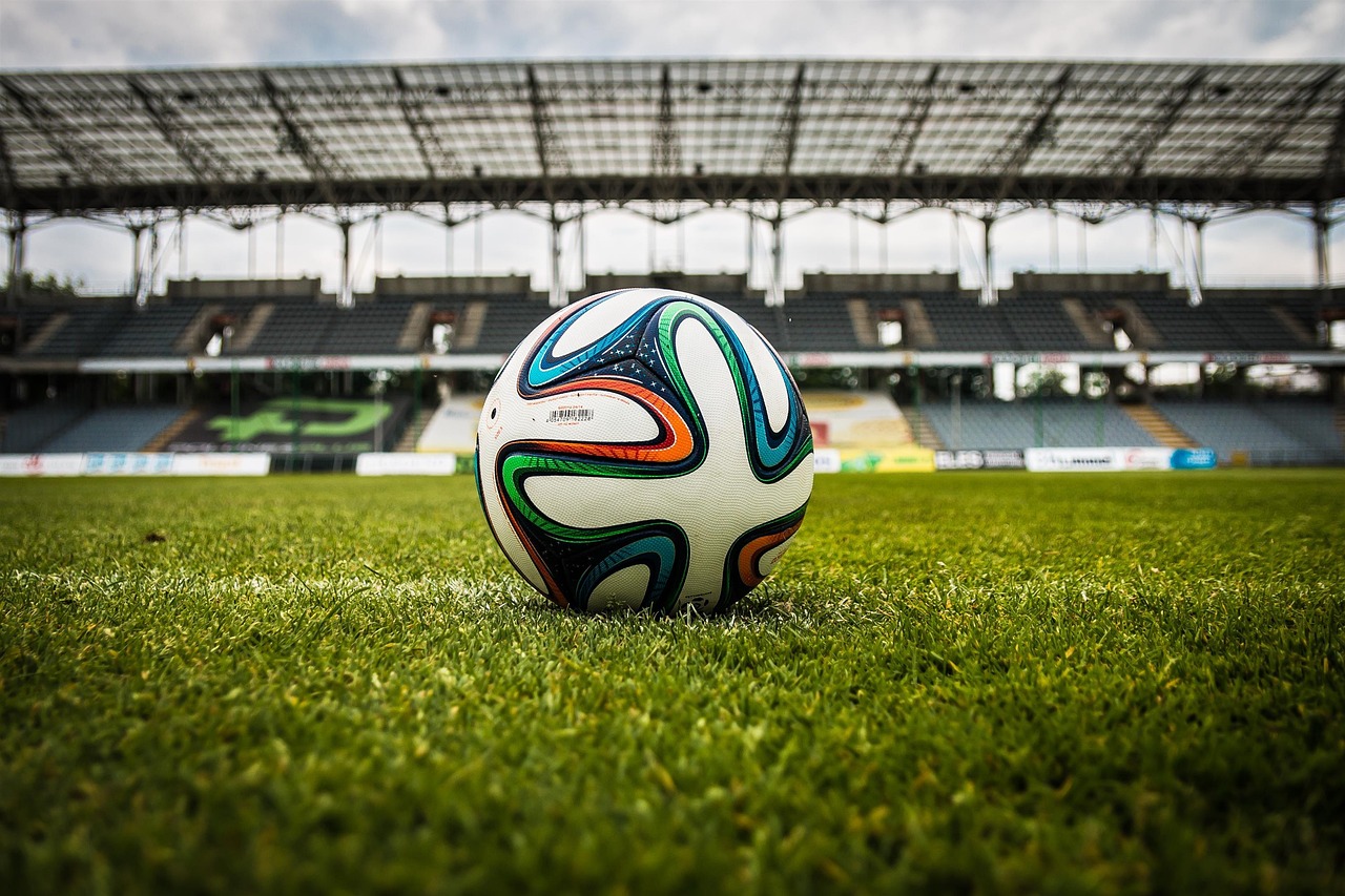 Soccer Ball in a Stadium