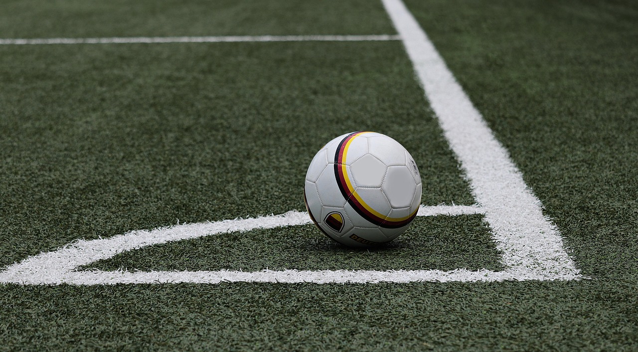Soccer Ball at the Corner