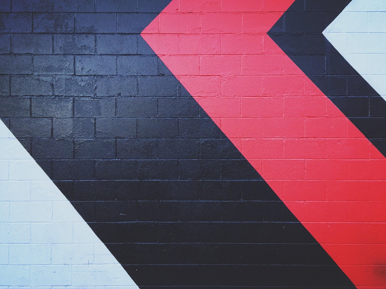 Colorful Geometric Wall