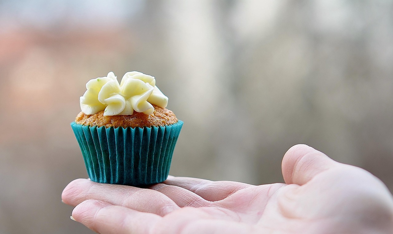 Cupcake in a Hand