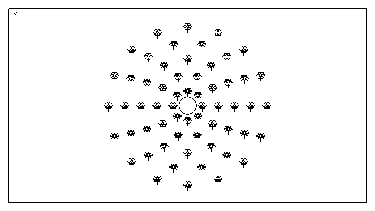 Crown Motif Row Coloring Page