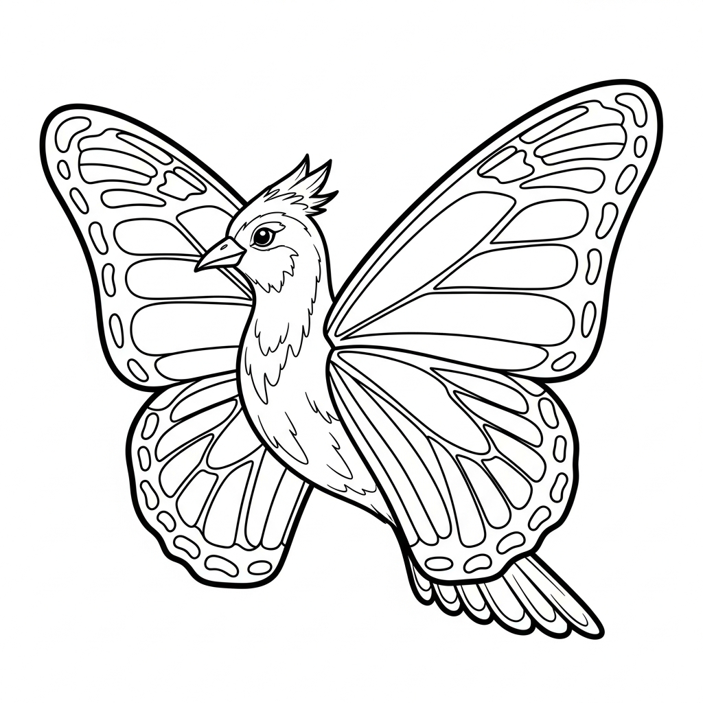Butterfly-Winged Bird