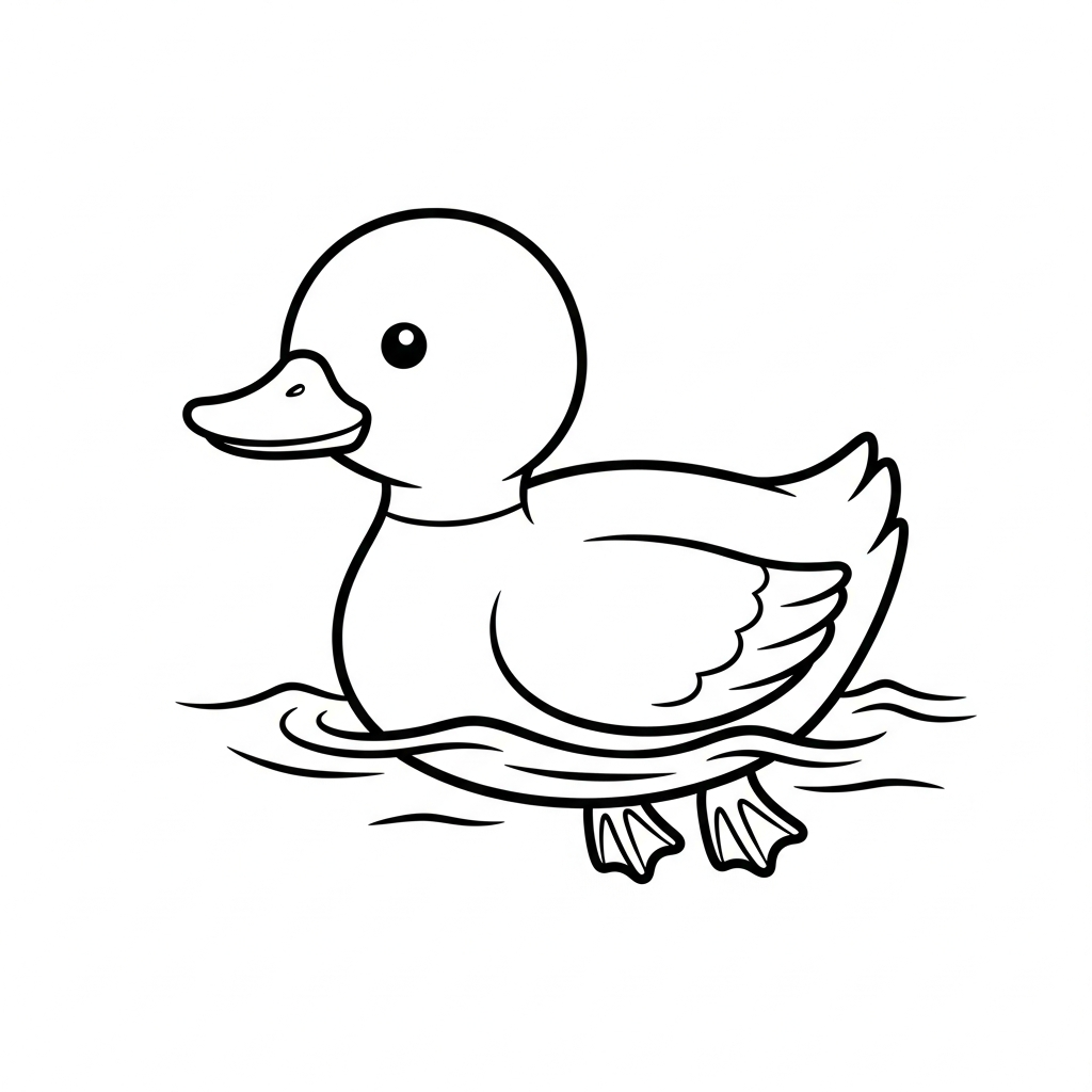 Swimming Duck