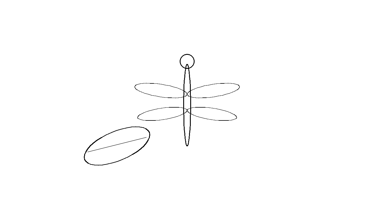 Damselfly Delicate Coloring Page