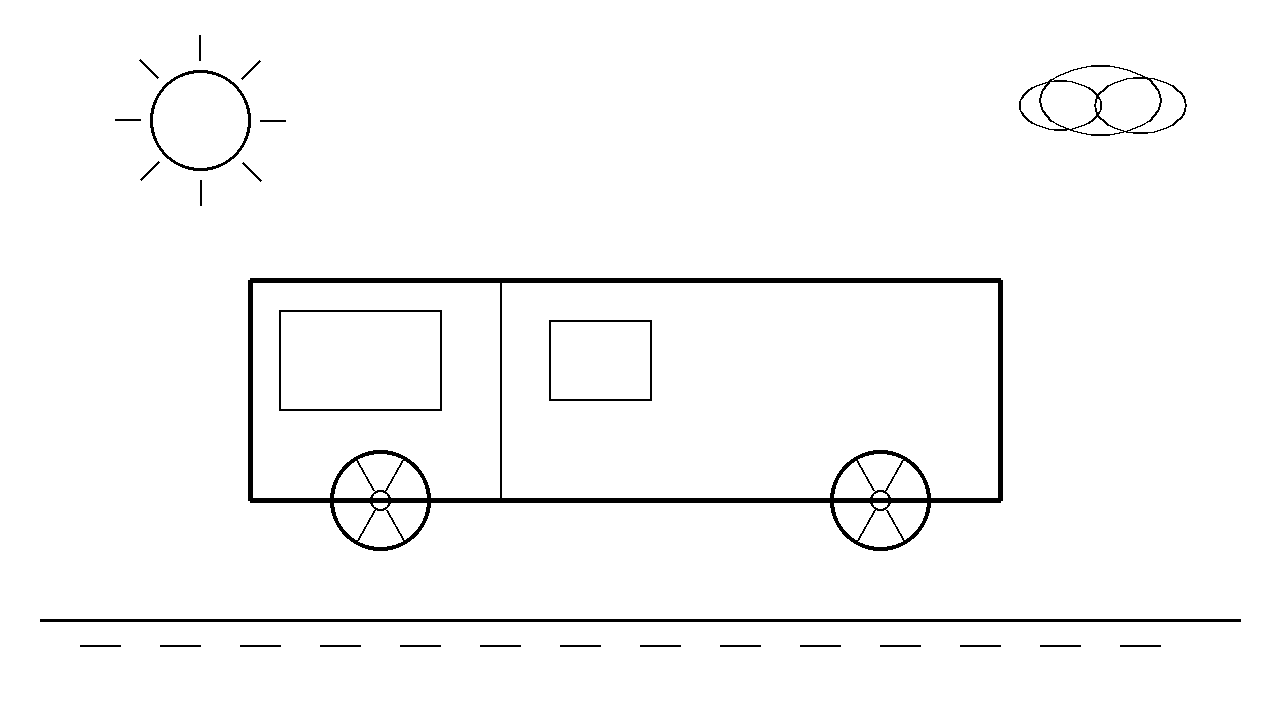 Delivery Van Route Coloring Page