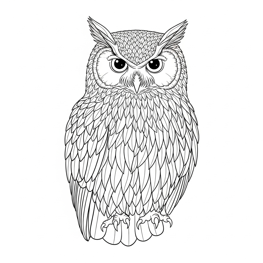 Owl Portrait