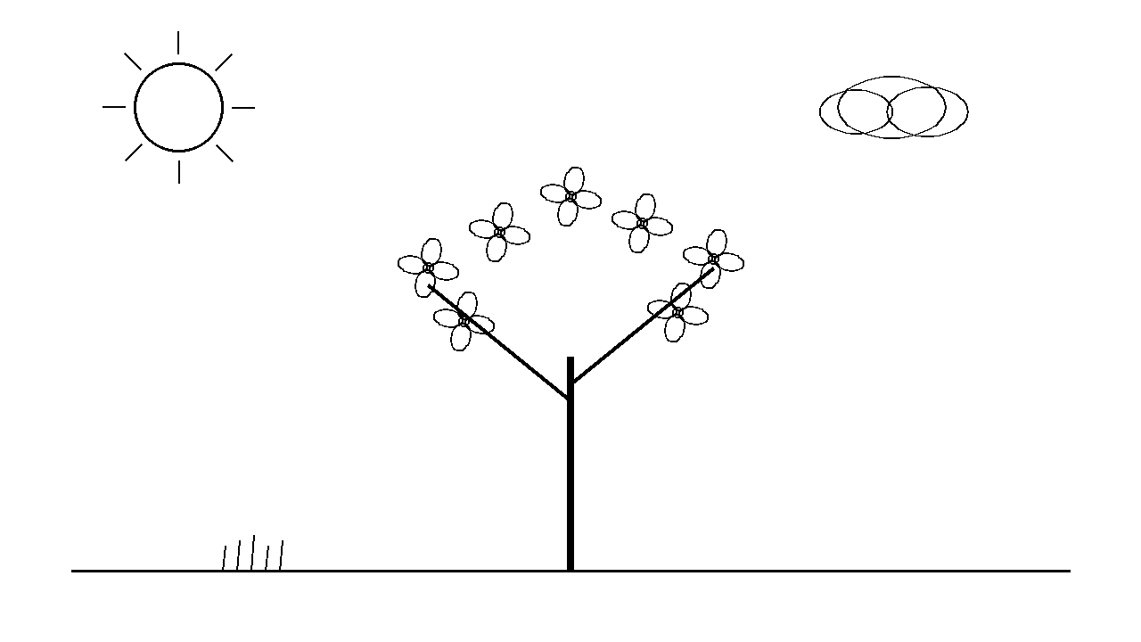 Dogwood Bloom Tree Coloring Page