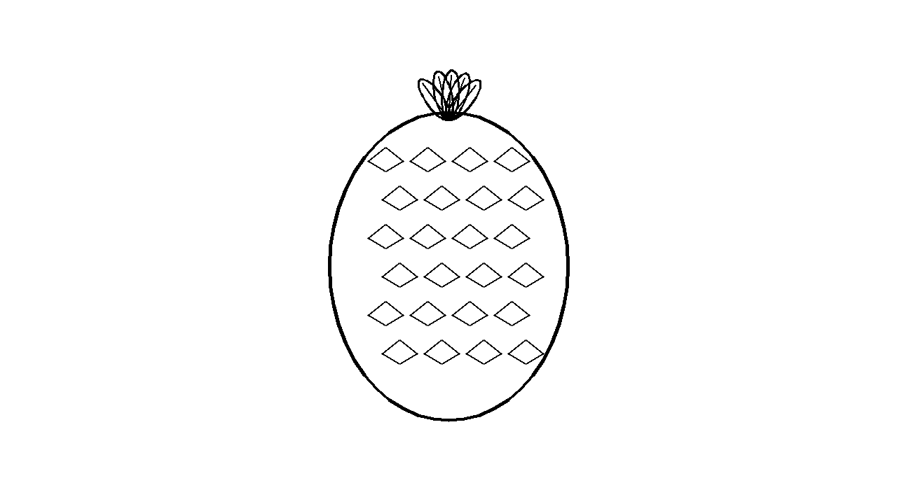 Dragon Fruit Exotic Coloring Page