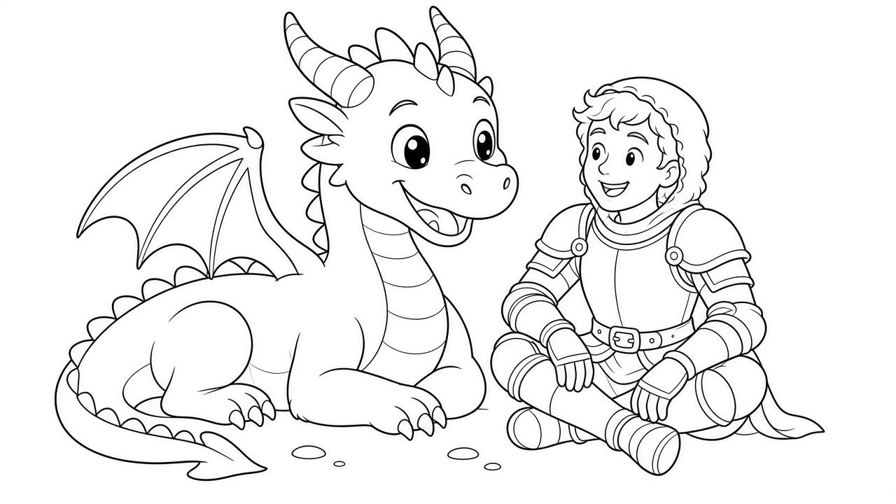 Dragon and Knight Friends