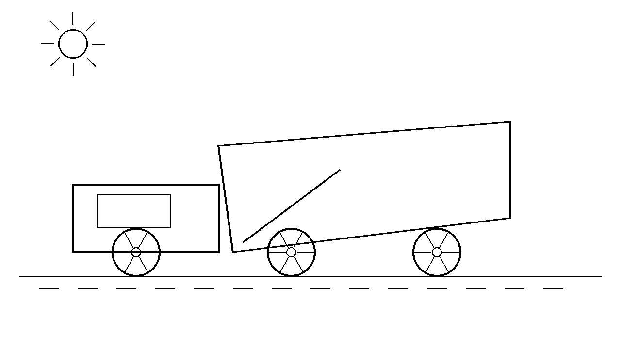 Dump Truck Work Coloring Page