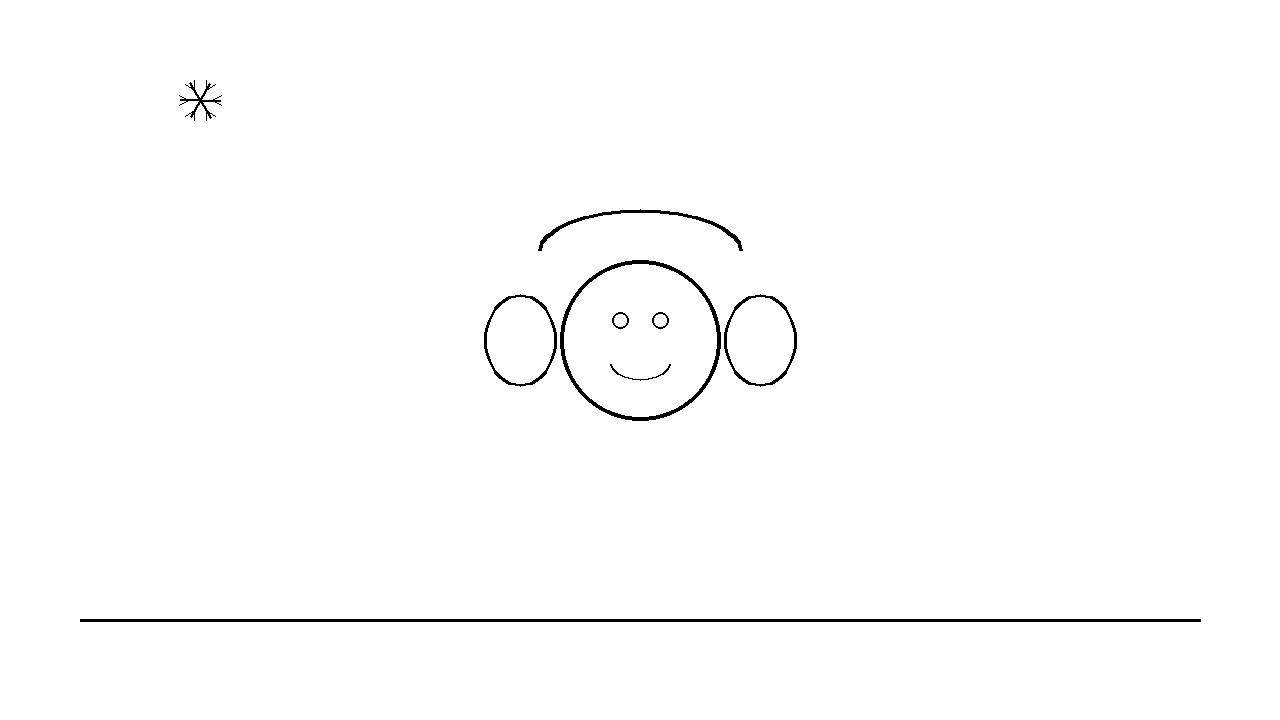 Ear Muffs Portrait Coloring Page