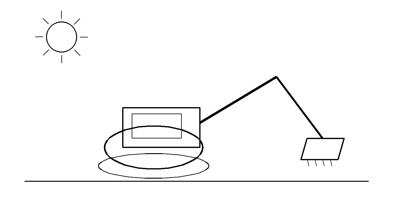 Excavator Digging Coloring Page