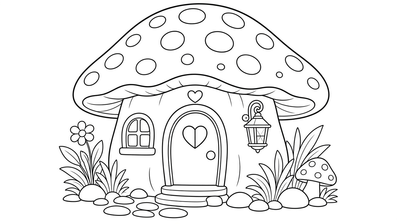 Fairy House Mushroom