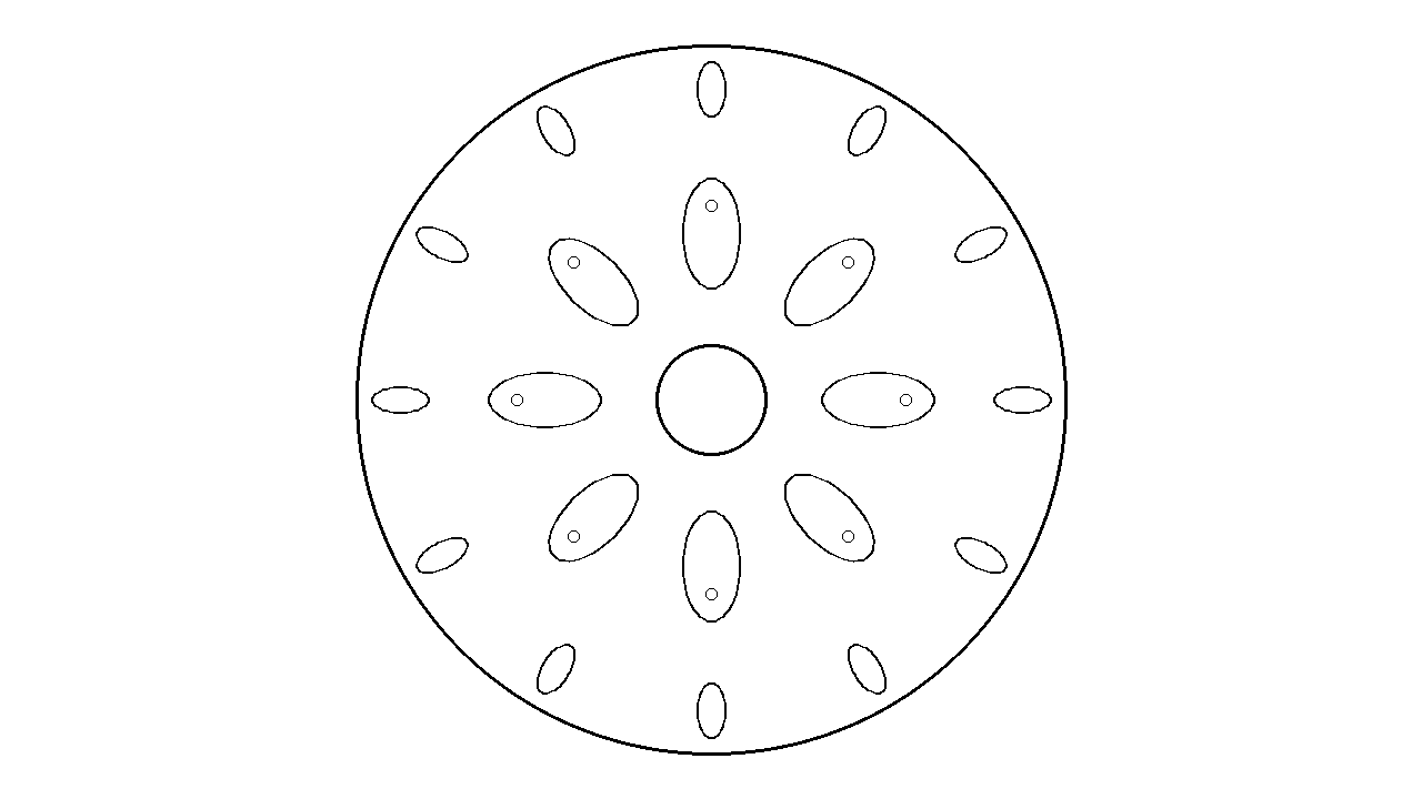 Fish Mandala Pattern Coloring Page