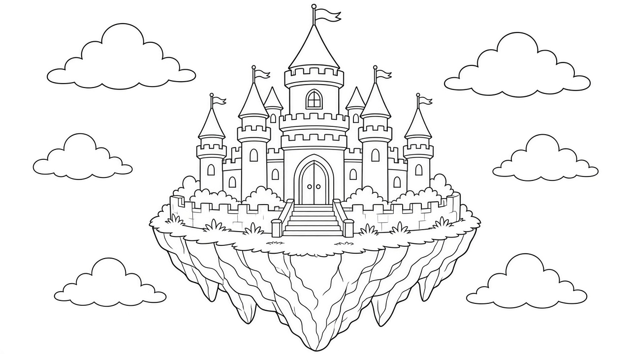Floating Island Castle